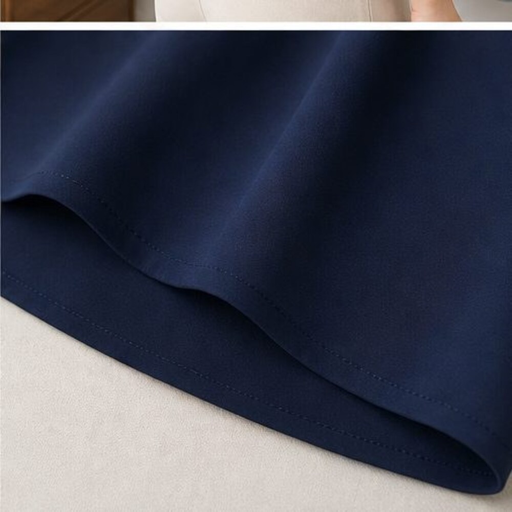 Navy Tunic Blouse - Picture 6 of 6